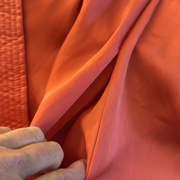 Vera Wang White Halter V-Neck Dress w/Sash Sunset Sz 10 NWT Bows Bridesmaid Chic - Picture 11 of 11